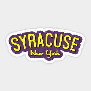 Syracuse New York Sticker